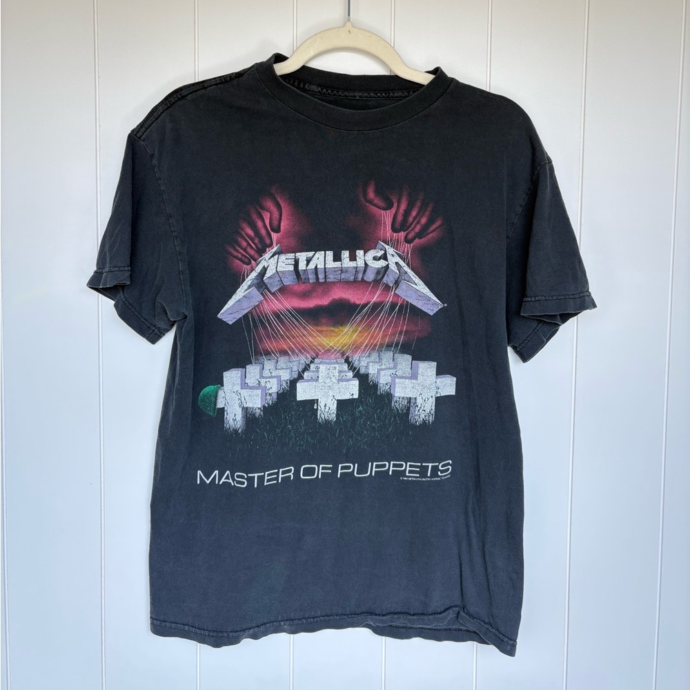Vintage Metallica Master Of Puppets Band Shirt